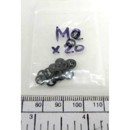 Rondelle Starlock pour diamètre 2mm - paquet de 20