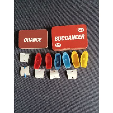 WADDINGTONS " .BUCCANEER SPARE PARTS "CARDS & BOATS ETC "PRICE INCLUDES UK POST