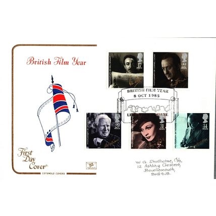 1985 British Film Year, Leicester Square Postmark, UK, FDC