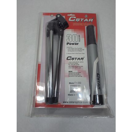 New CSTAR OPTICS 30 Day Night POWER Referactor TELESCOPE MODEL TT-330 FL:230MM