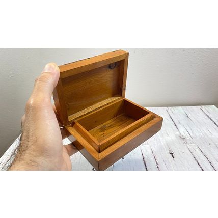 Vintage Exquisite Thuya Burl Wooden Jewelry Box, Timeless Keepsake Chest from th