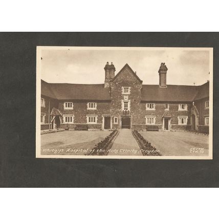 Postcard Surrey Croydon Whitgift Hospital of the Holy Trinity