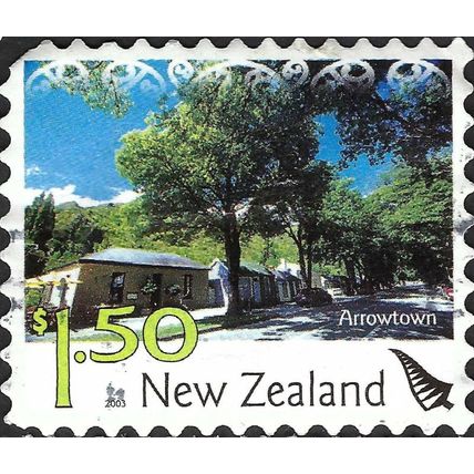 NEW ZEALAND, Arrowtown, blue 2003, $1.50
