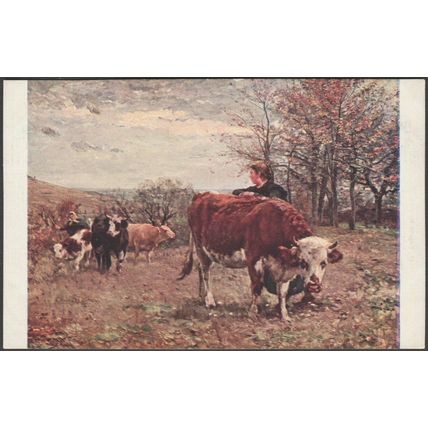 Léon Barillot - Bergères Lorraines, c.1910s - Lapina CPA