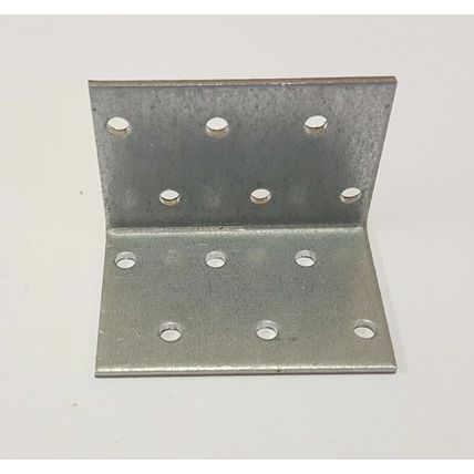 L BRACKETS HEAVY DUTY STEEL GALVANISED ANGLE CORNER BRACE TIMBER REPAIR 2.5mm T