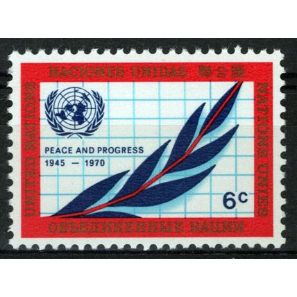 United Nations New York 209 MNH Olive Branch Nature Plants ZAYIX 1024S0404M