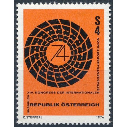 14th International Road Haulage Union Congress - Austria 1974 - MNH - MiNr 1453