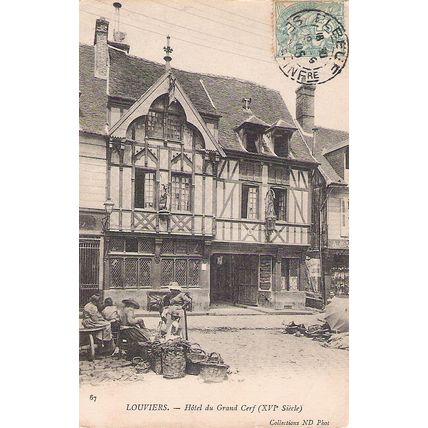 27 - LOUVIERS - HOTEL DU GRAND CERF