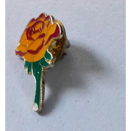 Badge Stud : Women's Royal Volintary Service : Rose