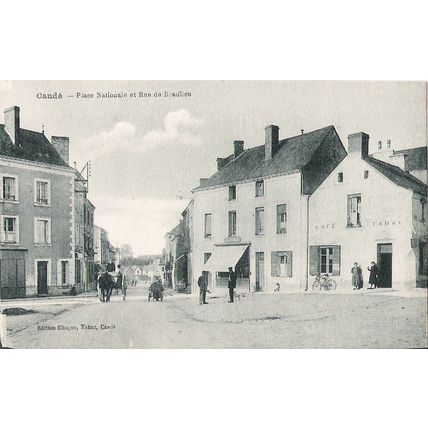 49 - Candé - PLACE NATIONALE ET RUE DE BEAULIEU