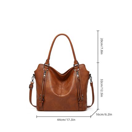 Purses for Women Shoulder Handbags Hobo Bags Tote Bag Brown