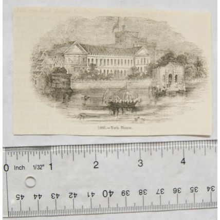 1860s engraving - York House