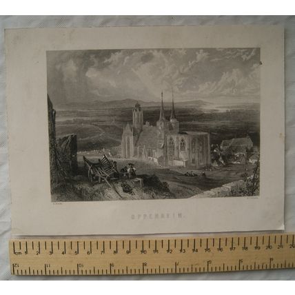 Vintage engraving - Oppenheim