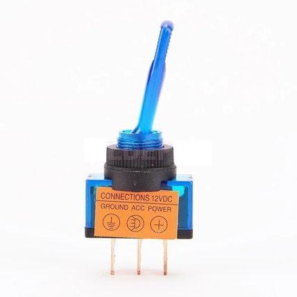 Hyfive On Off Switch Illuminated 12V 20Amp Colours Blue Red Green Amber 1 Switch