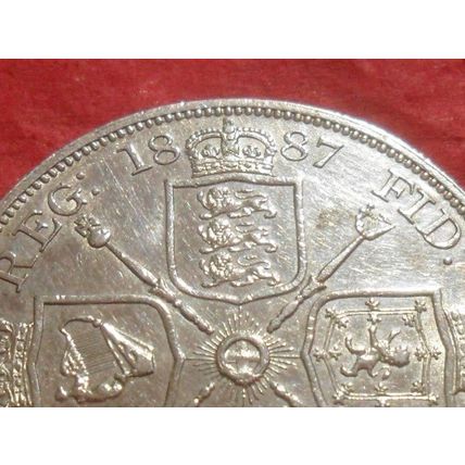 1887 Victoria Double Florin.