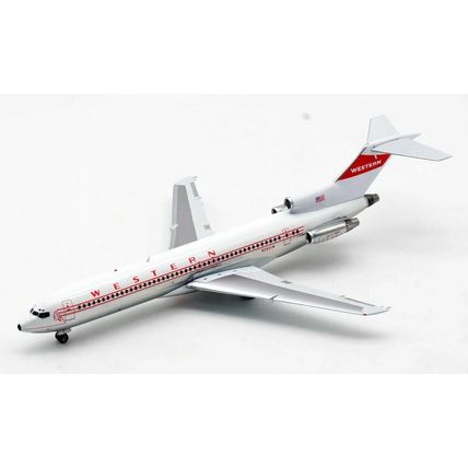 INFLIGHT 200 IF722WA0920P 1/200 WESTERN AIRLINES B727-247 N2801W POLISHED W/STD
