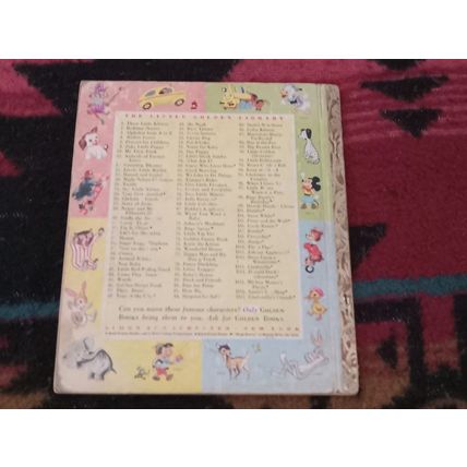 Old Little Golden Book Walt Disney Cinderella's Friends (A) First Edition 1950