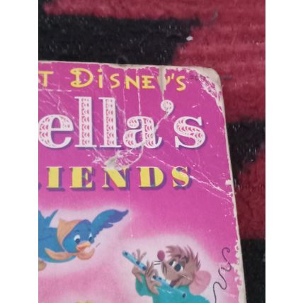 Old Little Golden Book Walt Disney Cinderella's Friends (A) First Edition 1950