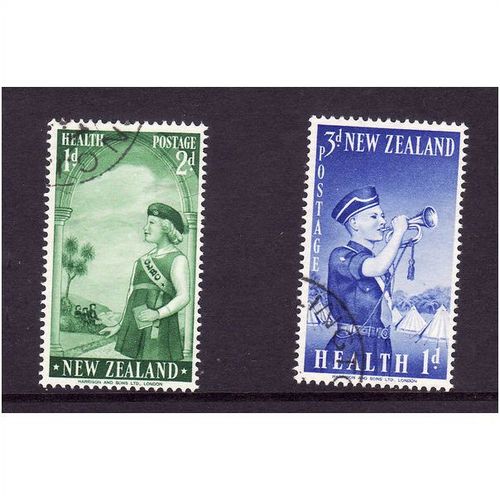 NEW ZEALAND 1958 HEALTH STAMPS SG764/765 SET 2 VALS FINE USED