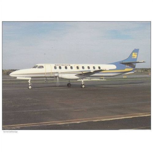Skyways Swearingen Metroliner Aircraft Postcard (A21833)