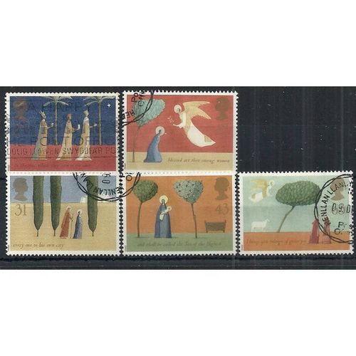 1996 Christmas Set SG1950-54 Fine/Very Fine Used . .