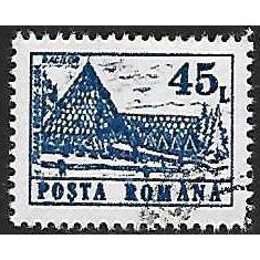 Romania Mi 4713: 45 L. ultramarine Definitive: Hotels: Sura Dacilor Chalet.