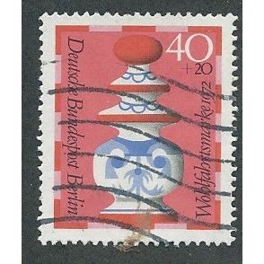 BERLIN -1972 40pf + 20 'HUMANITARIAN FUNDS' FINE USED (EBID44-798)