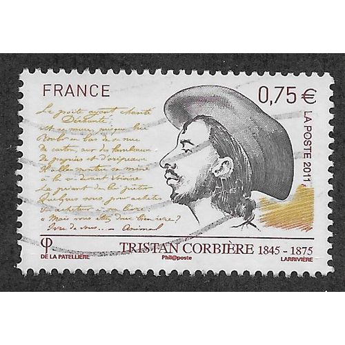 FRA 2011 €0.75 'TRISTAN CORBIERE ' FINE USED (EBID61-020)