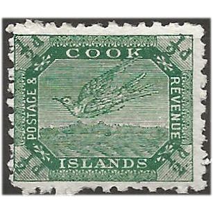 Cook Islands 1902 SG28a 1/2d Grey-Green Wmk NZ Star Mounted Mint . ..