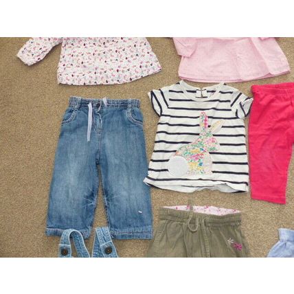 Baby Girls Clothing Large Bundle Age 9-12 Months, Next, Mothercare, etc