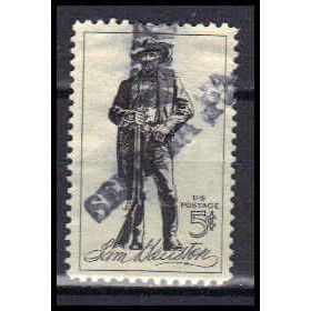 Used 1242 5c Sam Houston Seneca, PA. E1912