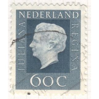 Netherlands 1972 - 60c greyish blue - Queen Juliana - used