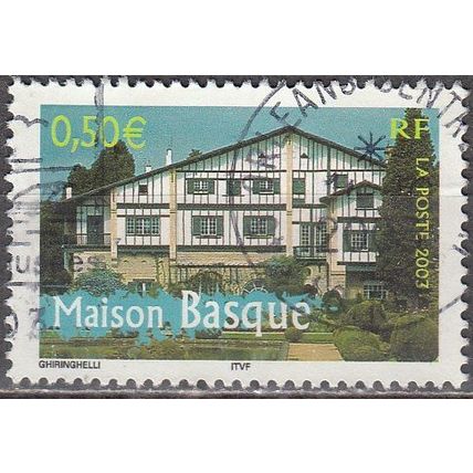 France 2003 Michel 3745 O Cote (2008) 1.20 € Maison Basque Cachet rond