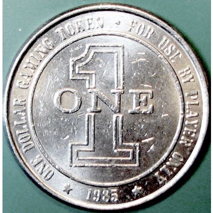 Lakeside. $1 Casino Token. Lake Tahoe, NV. J43.