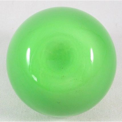 Big Green Granny Smith Glass Apple Figurine, Great Decor Item!