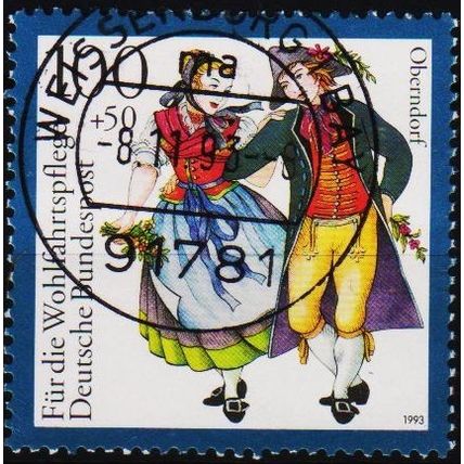 Germany. 1993 100pf+50pf S.G.2544 Used