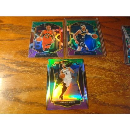 2020/21, Panini Select, 5-Cards, Green/Purple Prizms, SIAKAM/NESMITH, ++