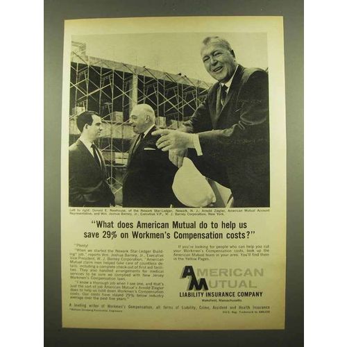 1965 American Mutual Liability Insurance Ad - Costs