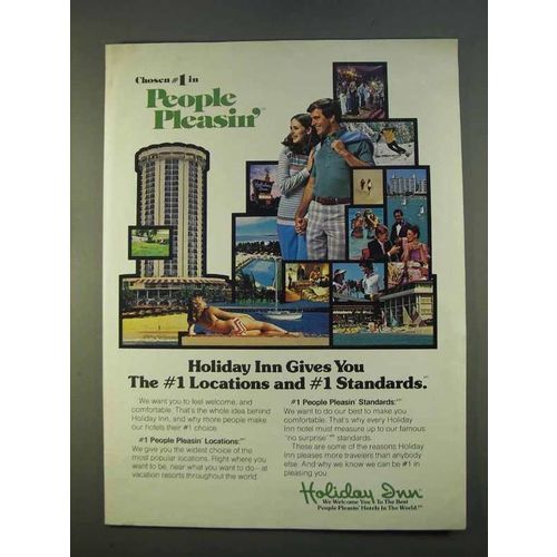 1979 Holiday Inn Ad - #1 in People Pleasin'