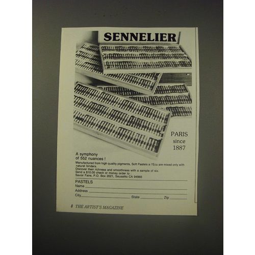 1990 Sennelier Soft Pastels Ad