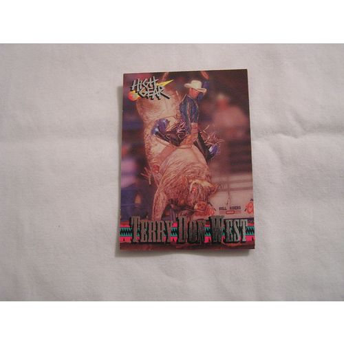 Terry Don West 1995 High Gear Rodeo Silver base NO. 59