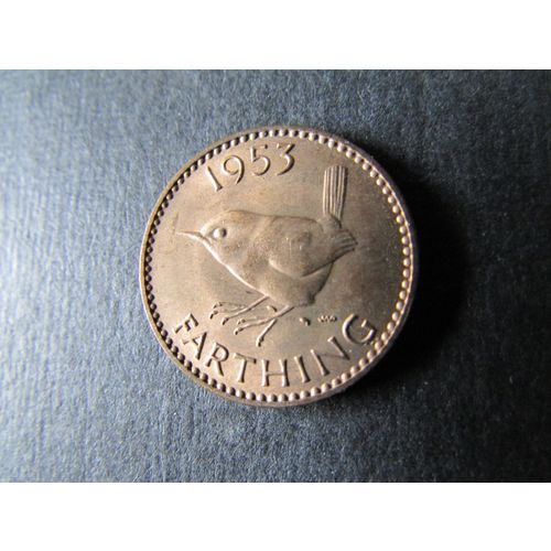 1953 QUEEN ELIZABETH II FARTHING UNCIRCULATED FREE POST. (x) AAH