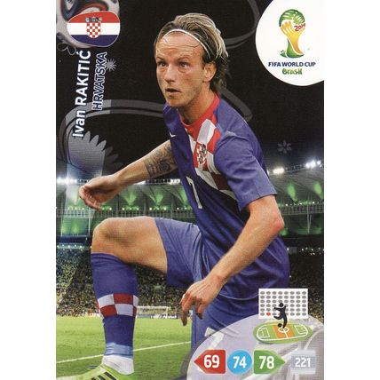 Adrenalyn XL World Cup 2014 Ivan Rakitic Croatia