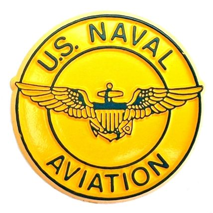 U.S. Naval Aviation Yellow Fridge Magnet