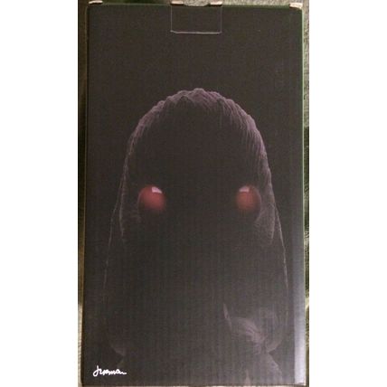 JERMAINE ROGERS DESIGNERCON CHOICES BUNNY FIRE VINYL FIGURE LTD100 SIGNED DOODLE