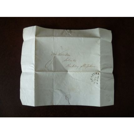 1830 GB Postal History 8d rate entire Lancaster cancel to Kirkby Stephen Clogs