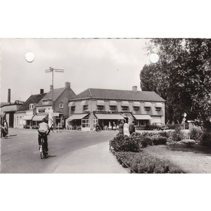 Hotel Cafe Aarden Steenbergen Netherlands Postcard unused holes