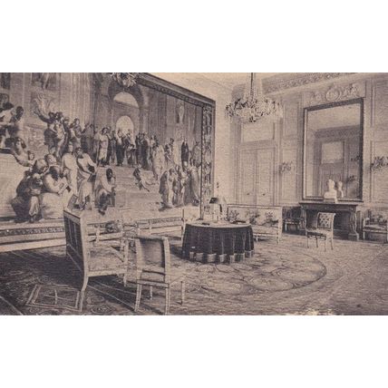 Salon De Consell Chateau De Compiegne Old French Postcard