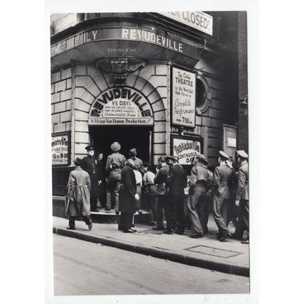 Revudeville at the Windmill Theatre London Modern Postcard