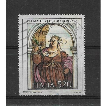 Italy.SG1699 520l Saint Barbara (Jacopo Palma,the Elder (1480-1528).FU.Sept22